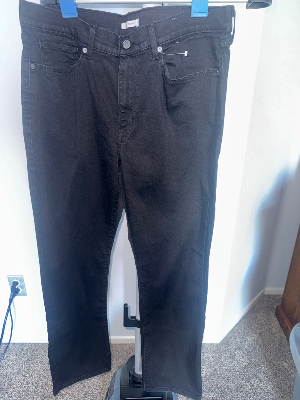 Women's Straight Black Jeans